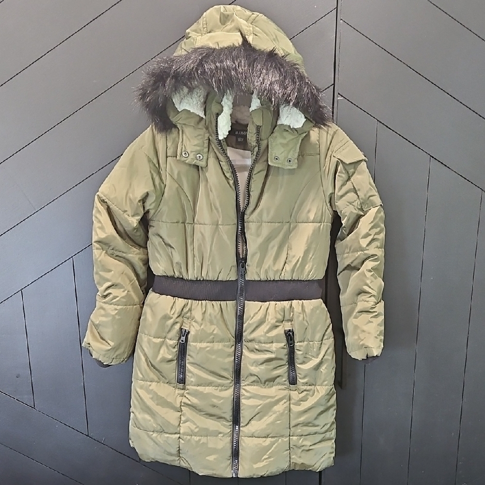 Hudson Kids Olive Green Puffer Jacket